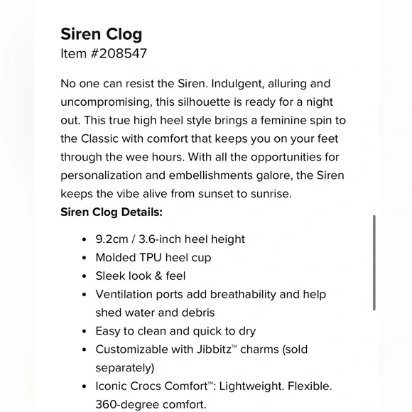Siren Crocs - Picture 5 of 5